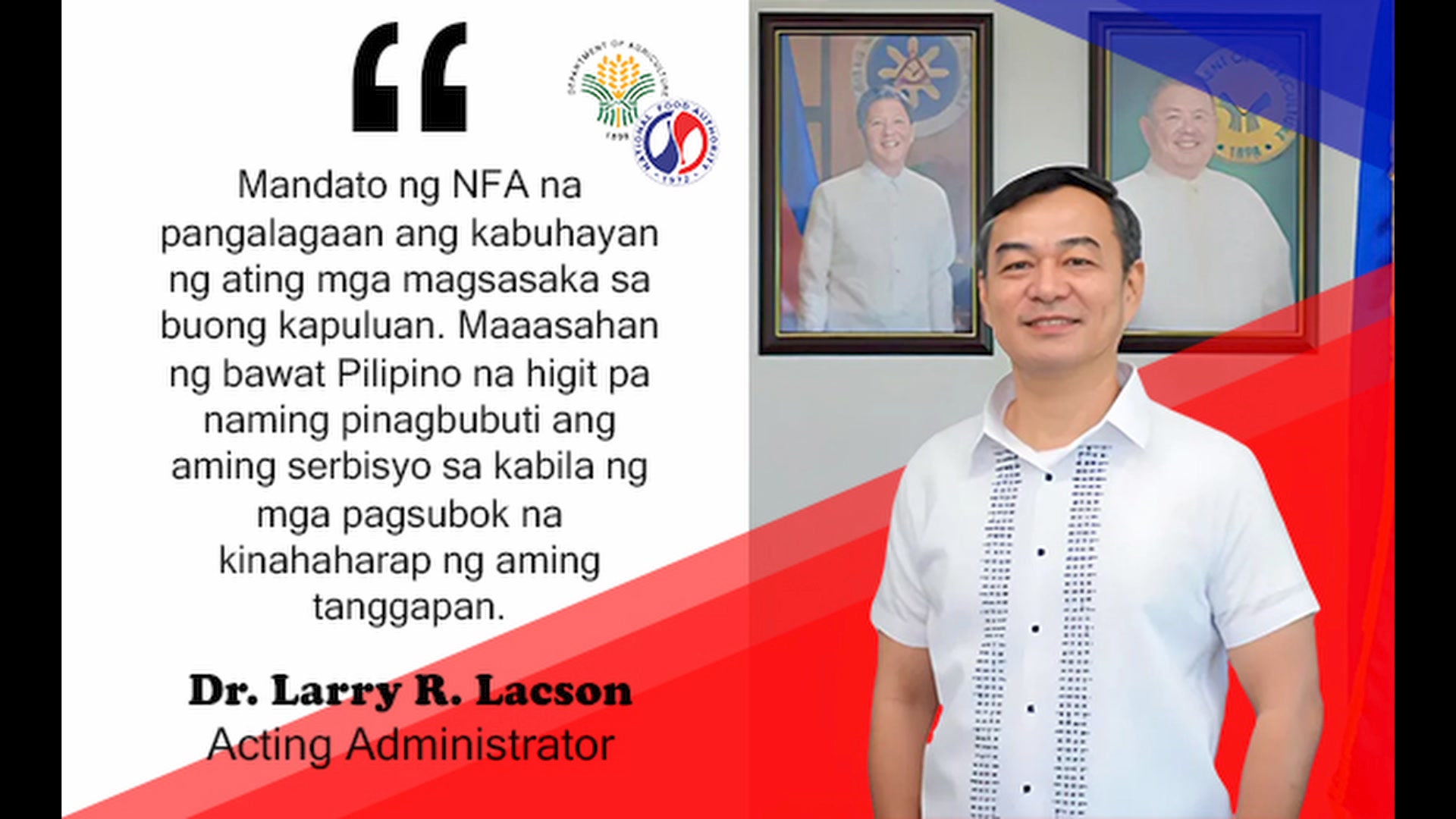 Mula sa DA-National Food Authority || Panayam sa mga magsasaka tungkol sa bagong pricing scheme ng NFA