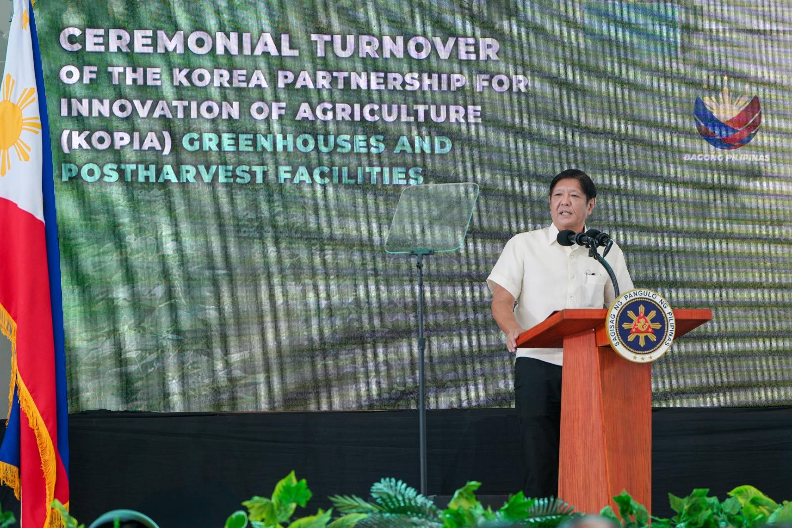 Ceremonial Turnover of the Korea Partnership for Innovation of Agriculture (KOPIA) Greenhouses and Postharvest Facilities (Lucban, Quezon) 